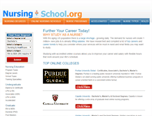Tablet Screenshot of nursingschool.org